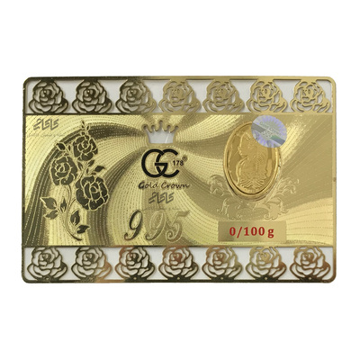 شمش ۲۴ عیار ۱۰۰ سوتی Crown سکه و شمش کاکامی